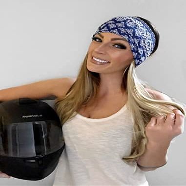 16" Bandana Hair (Blonde, Swoon Maroon)