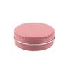 DLIBUY 24 Pcs 30ml 30g Empty Round Pink Aluminum Tin Jars with Screw Lids Cosmetics Lip Balm Containers Pots for DIY Candle Salve Powder Crafts Storage Cans 3x Alu Spoon, 24x  35cm Labels view 3