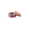 DLIBUY 24 Pcs 30ml 30g Empty Round Pink Aluminum Tin Jars with Screw Lids Cosmetics Lip Balm Containers Pots for DIY Candle Salve Powder Crafts Storage Cans 3x Alu Spoon, 24x  35cm Labels view 4