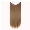 RemeeHi Invisiable Hair Pieces Human Hair Straight Fish-line Wire Micro Hair Extension for Women 100g 16 Inch 25cm 4# Medium Brown view 2