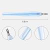 5Pcs Cuticle Trimmer Pusher V Shape Dead Skin Fork Stainless Steel Callus Remover Nail Art Care Tools for Fingernail Toenail Home Salon view 4