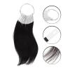 30Pcs Real Hair Color Rings Testing Color Samples Remy Human Hair,3 Degree Color view 2
