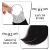 30Pcs Real Hair Color Rings Testing Color Samples Remy Human Hair,3 Degree Color view 3