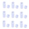 Healthcom 10 Pcs 75ml 2.5 OZ Empty Round Deodorant Containers Twist Up Filling Stick Deodorant Container Plastic Deodorant Bottles Lip Balm Tube Refillable DIY Cosmetic Chapstick Lipstick Tube(White) view 1