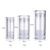 Healthcom 10 Pcs 75ml 2.5 OZ Empty Round Deodorant Containers Twist Up Filling Stick Deodorant Container Plastic Deodorant Bottles Lip Balm Tube Refillable DIY Cosmetic Chapstick Lipstick Tube(White) view 2