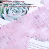 Be Meeting crystal Be Meeting Natural Quartz Rose Crystal Sleep Mask Eye Cover Mask Yoga Meditation Energy Healing Crystal Anti-Aging Hand-Made Therapy Eye Masks Gift (Rose), Small view 3