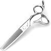 6 Inches Professional Hair Thinning Scissors,Japanese Stainless Steel Hairdressing Thinning Scissors for Women & Men view 1