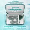 Medi Grade Cooling Eye Mask for Puffy Eyes, Allergies, Sinuses - Reusable Gel Eye Mask and Cooling Pads with Thermo-Bag for Dark Circles, Hangovers and Migraine Relief - Cold Eyemask view 3