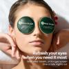 Medi Grade Cooling Eye Mask for Puffy Eyes, Allergies, Sinuses - Reusable Gel Eye Mask and Cooling Pads with Thermo-Bag for Dark Circles, Hangovers and Migraine Relief - Cold Eyemask view 4