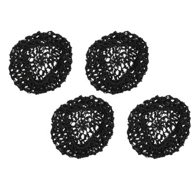 4pcs Mesh Hair Net Crochet Hair Net Hat Female Net Cap Sleeping Hairnet Mesh Hair Net Slap Headwear Elastic Crochet Mesh Hairnets Household Headband Miss Fabric