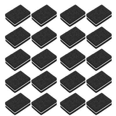 Uonlytech 50pcs Nail Grinding Buffer Sponge Files Portable Nail Blocks for Manicure Polishing Lightweight for Home Salon Use