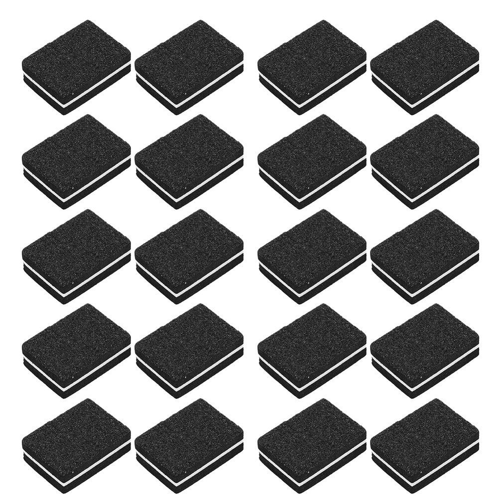 Uonlytech 50pcs Nail Grinding Buffer Sponge Files Portable Nail Blocks for Manicure Polishing Lightweight for Home Salon Use