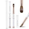 Shine Chance Acrylic Nail Brush Size 10, 100% Real Kolinsky Art Nail Brush for Acrylic Powder Application, Handmade Women Manicure Nail Extension Tool for Professional DIY Home Salon and Beginners view 1