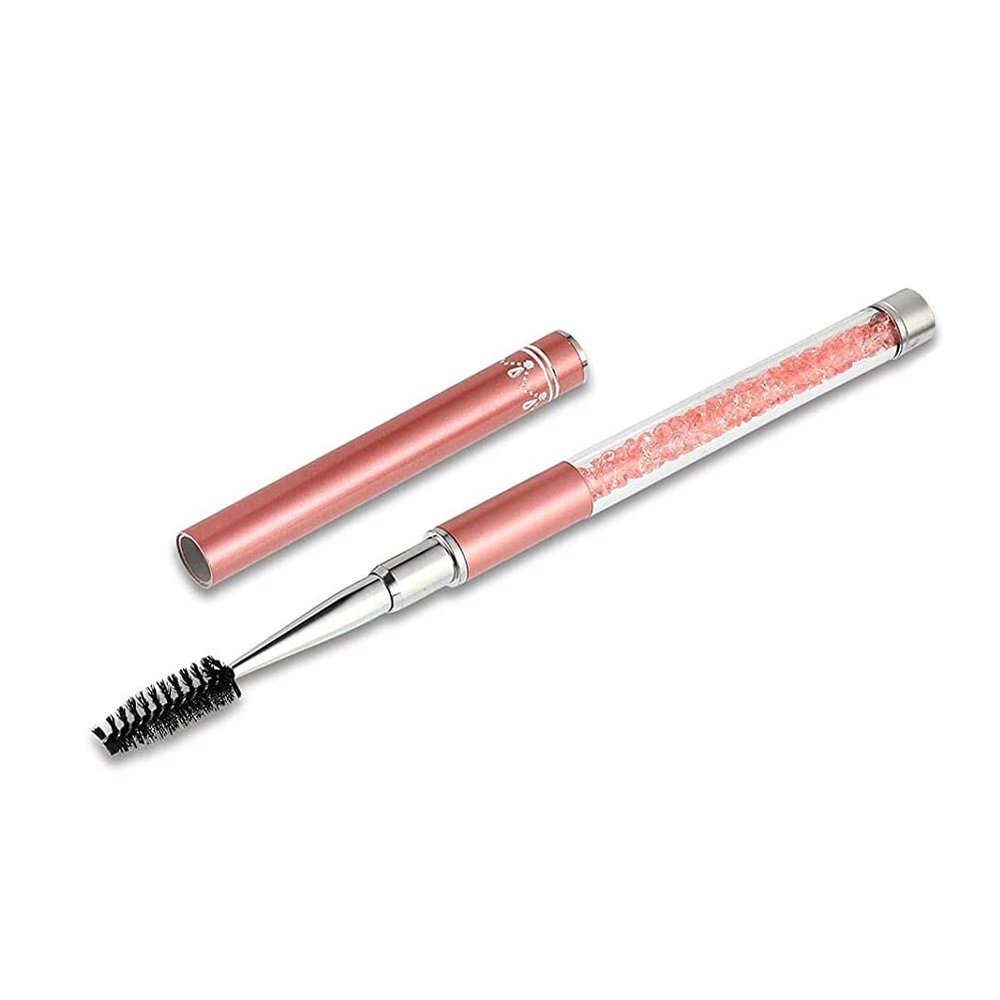 AKOAK 1 Pack Mascara Brush with Cap, Mascara Wand Applicator, Eyelash Extension Brush Cosmetic Mascara Tube for Daily use by Women/Girls Traveling