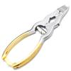 AAProTools Mycotic Toe Nail Nipper Cutters Clippers Gold- Double Action Heavy Duty Spring Barrel Podiatry Professional Pedicuretool for Thick Nails, Ingrown Toenails, Seniors view 1