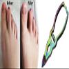 AAProTools MYCOTIC Toenail Nippers 6" Double Action Barrel Spring Multi Rainbow Handle Pedicure Tool view 3