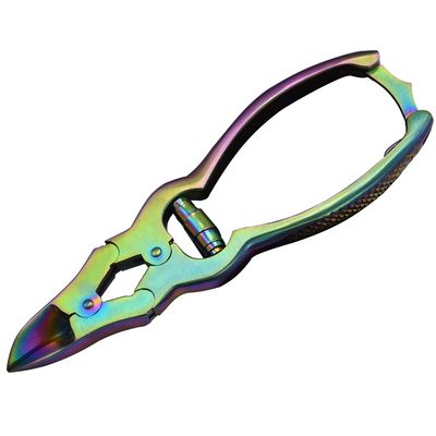 Podiatrist Toenail Clippers Professional Ingrown or Thick Toe Nail Clippers for Men & Seniors Toe Clippers Tool Pedicure Clippers Toenail Cutters Nipper Precision Diabetic Toenail Clipper Rainbow