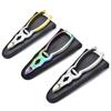 AAProTools Mycotic Toenail Nippers Podiatrists Double Action Podiatry Instruments 3-Pack (Silver, Gold & Multi Rainbow) with Pouch view 1