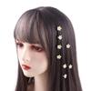 10pcs Small Flower Buckle Hair Clips Cute Hairpins DIY Hair Styles Holder Sweet Hair Claws Hair Accessories Girl Flower Hair Clips(White&Yellow) view 1