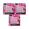 iENVY by KISS Triple Black Knot Free Individual Lashes (Short) 3 Pack 3X More Volume view 1