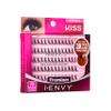 iENVY by KISS Triple Black Knot Free Individual Lashes (Short) 3 Pack 3X More Volume view 2