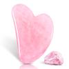 JOCHYA Gua Sha Facial Tool  Nature Rose Jade Gua sha Massage Tool for Face, Eyes, Neck, Body, SPA Muscle Relaxing and Relieve Fine Lines and Wrinkles for Face, Eyes, Neck (Pink) view 1