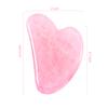 JOCHYA Gua Sha Facial Tool  Nature Rose Jade Gua sha Massage Tool for Face, Eyes, Neck, Body, SPA Muscle Relaxing and Relieve Fine Lines and Wrinkles for Face, Eyes, Neck (Pink) view 2