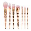 Topotter Makeup Brush Set, 7PCS Diamond Handle Makeup Brush Sets for Foundation Powder Blush Eyeshadow Beautiful Makeup Brush Kit (Gold) view 1