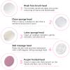 5 in 1 Face Wash Brush, Electric Face Exfoliator Brush Massager (Pink) view 3