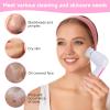 5 in 1 Face Wash Brush, Electric Face Exfoliator Brush Massager (Pink) view 4