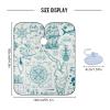 Nautical Map Professional Barber Cape for Men and Women Hair Cutting Capes for Adults Haircut Cape Salon Cape with Hook Sucker Waterproof Apron Cape Hairstylist Cape view 3