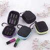 3 Pcs Portable Essential Oil Carrying Case Hard Shell Mini Essential Oil Bag Double-Layer Organizer Holds Bottles Fits 1ML 2ML 3ML 5ML Roller Bottle for Crarry on and Travel view 2