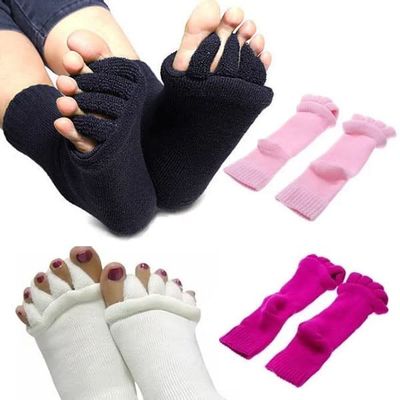 SPAmper Me Therapeutic Socks In 6 Colors, Purple