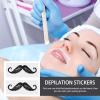 20pcs Stickers Stick- on Moustaches Accessories for Hair Nose Wax Hair Removal Tool Men Suit Wax Stick for Hair Removal Nose Hair Wax Mens Stuff Face Pp Protector Man view 4