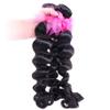 Queen Hair Products Natural Wave Bundles Virgin Human Hair Bundle Deal Brazilian Hair Bundles High Quality Natural Color Hair Bundles (20 22 24inches) view 1