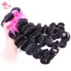 Queen Hair Products Natural Wave Bundles Virgin Human Hair Bundle Deal Brazilian Hair Bundles High Quality Natural Color Hair Bundles (20 22 24inches) view 2