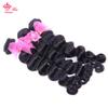 Queen Hair Products Natural Wave Bundles Virgin Human Hair Bundle Deal Brazilian Hair Bundles High Quality Natural Color Hair Bundles (20 22 24inches) view 3