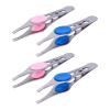 4Pcs Stainless steel eyebrow eyebrow epilator Precision for Eyebrows Professional for eyebrow hair remover brow kit Slant and trimmer cosmetic Miss view 2