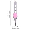 4Pcs Stainless steel eyebrow eyebrow epilator Precision for Eyebrows Professional for eyebrow hair remover brow kit Slant and trimmer cosmetic Miss view 3