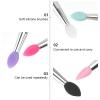 6PCS Large Sequin Silicone Eyeshadow Brush Practical Makeup Tool (Mixed Color) view 2