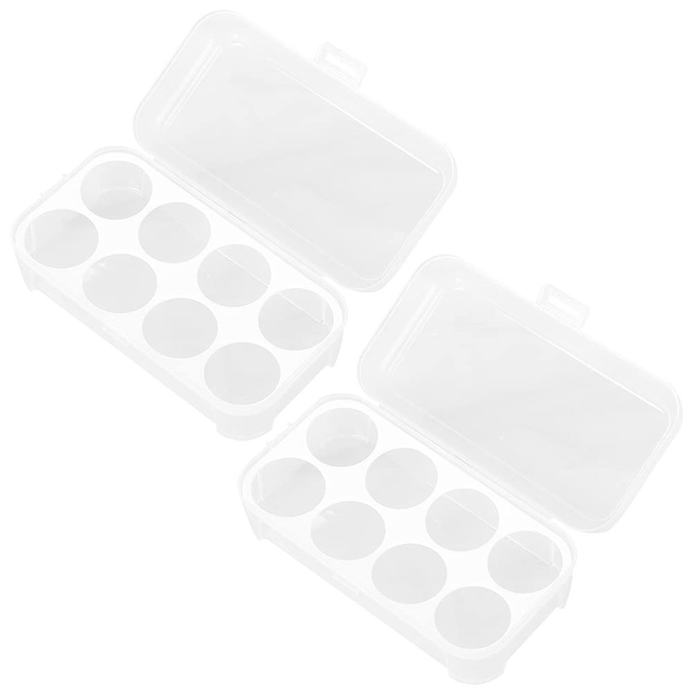 SOLUSTRE 2pcs Makeup Sponge Storage Box Dustproof Cosmetic Sponge Case for Organizing Beauty Elegant Design Compartments for Easy Access and Cleanliness