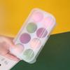 SOLUSTRE 2pcs Makeup Sponge Storage Box Dustproof Cosmetic Sponge Case for Organizing Beauty Elegant Design Compartments for Easy Access and Cleanliness view 2