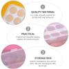 SOLUSTRE 2pcs Makeup Sponge Storage Box Dustproof Cosmetic Sponge Case for Organizing Beauty Elegant Design Compartments for Easy Access and Cleanliness view 3