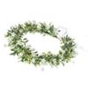 DreamLily White Babys Breath Flower Crown Eucalyptus Crown Bride Bridesmaid Headpiece Boho Hair Wreath DFS18 (Small Ivory) view 3