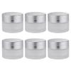 6 Pcs cream bottle empty containers for lotions and creams glass jars with lids refillable glass cosmetic containers Eye Cream Jars empty cosmetic pots lip balm little cream travel view 1