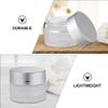 6 Pcs cream bottle empty containers for lotions and creams glass jars with lids refillable glass cosmetic containers Eye Cream Jars empty cosmetic pots lip balm little cream travel view 3