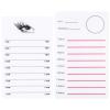 2pcs Acrylic eyelash board lash display tray lash tile hand plate lash strip lash pallet eyelash extension pallet tool trays eyelash acrylic pallet camellia exhibition board view 1
