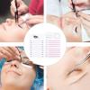 2pcs Acrylic eyelash board lash display tray lash tile hand plate lash strip lash pallet eyelash extension pallet tool trays eyelash acrylic pallet camellia exhibition board view 3
