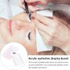 2pcs Acrylic eyelash board lash display tray lash tile hand plate lash strip lash pallet eyelash extension pallet tool trays eyelash acrylic pallet camellia exhibition board view 4