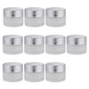 10 Pcs cream bottle cosmetic cream jar Glass Jar eye jars bulk Glass Cosmetic Containers with Lids plastic canisters with lids Empty Jars make up travel powder view 4